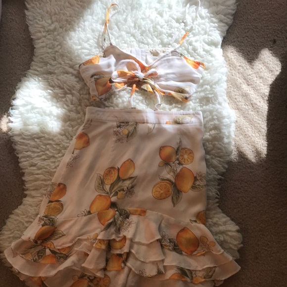 For love and lemons limonada crop top skirt set - Picture 4 of 7